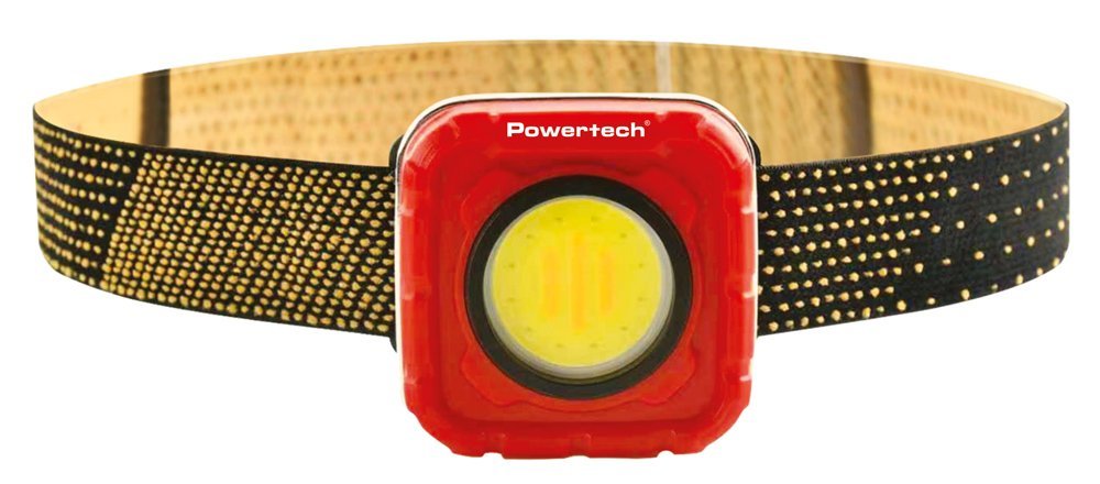 POWERTECH LED φακός κεφαλής , 4 σε 1, επαναφορτιζόμενος, 950lm, IP64, κόκκινος