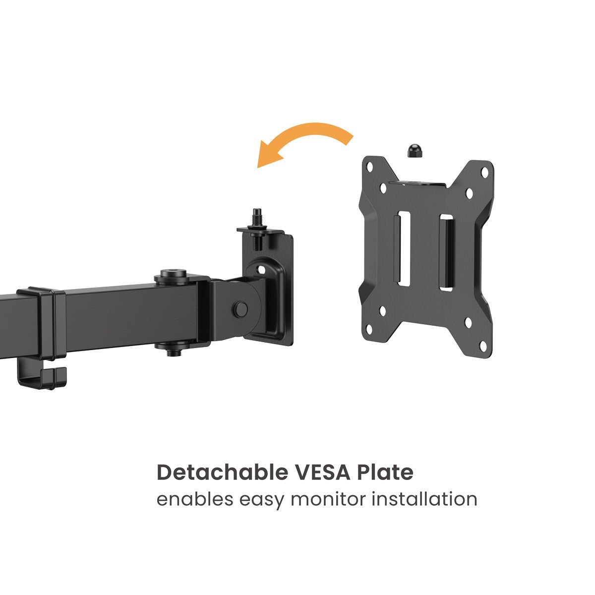 POWERTECH βάση γραφείου για 2x οθόνες , 17-32", έως 10kg - Image 4