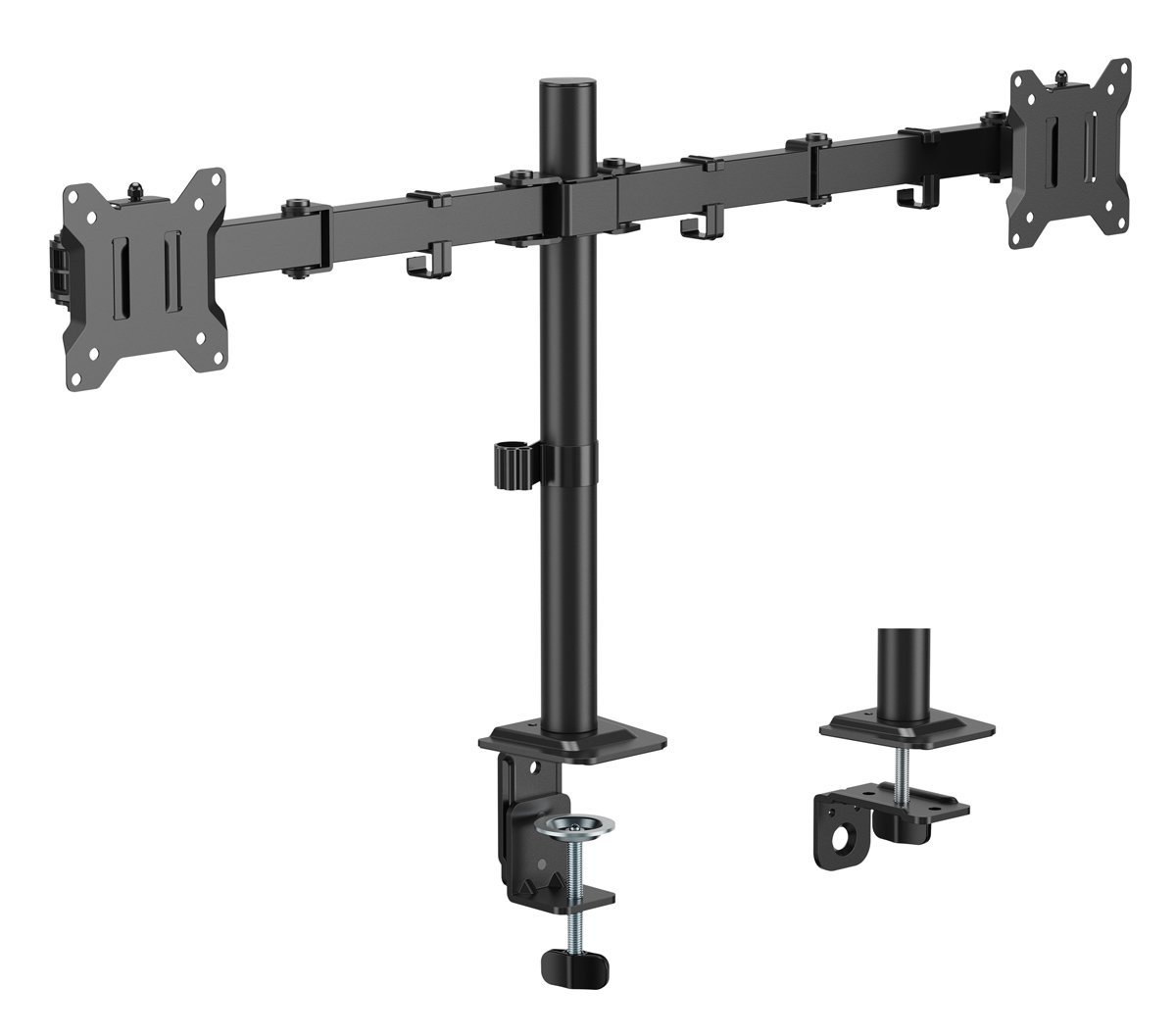 POWERTECH βάση γραφείου για 2x οθόνες , 17-32", έως 10kg