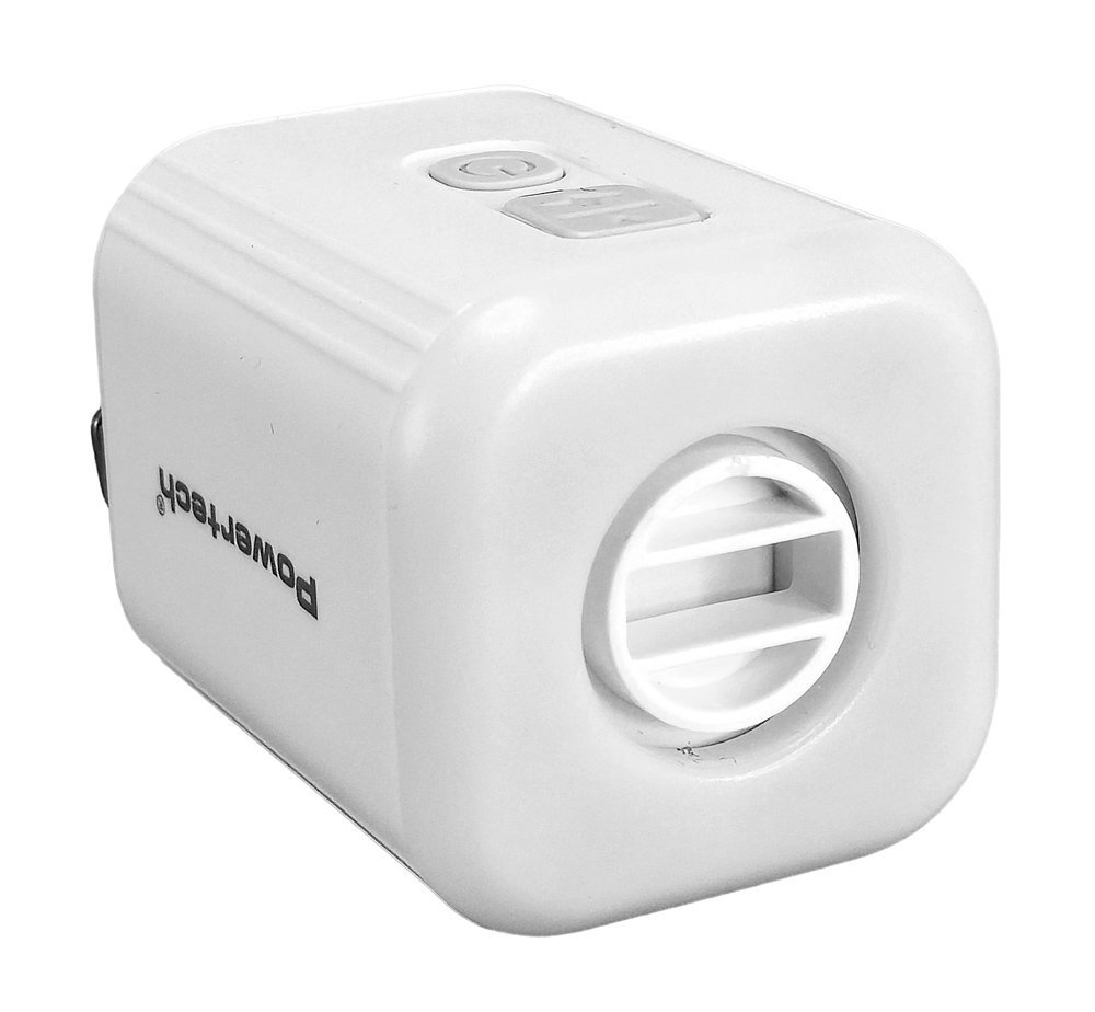 POWERTECH μίνι τρόμπα με φακό, 5W, επαναφορτιζόμενη, λευκή - Image 3