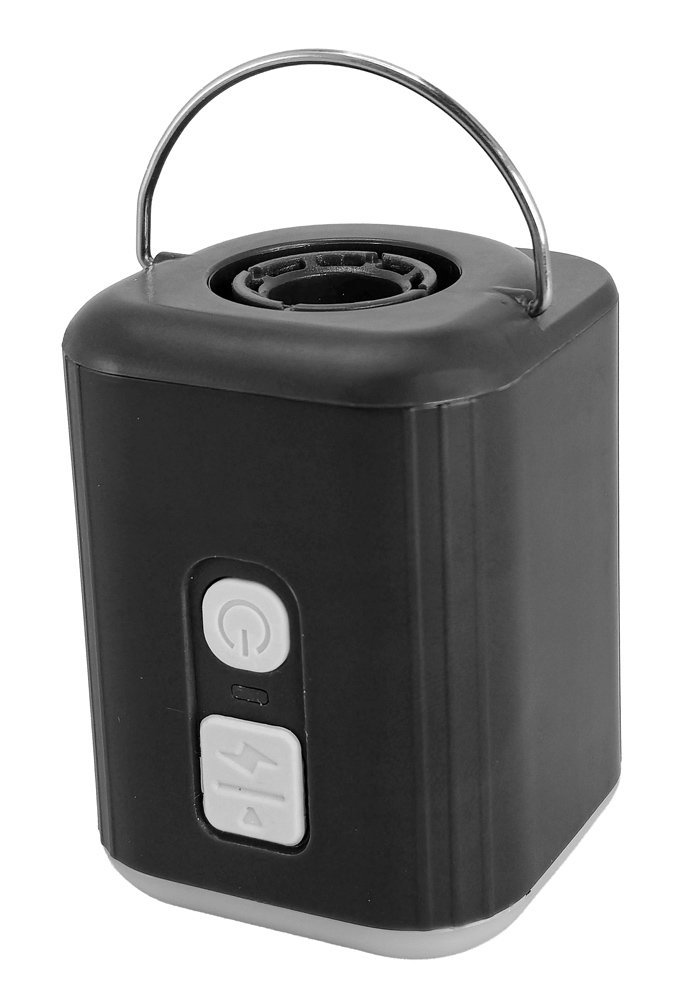 POWERTECH μίνι τρόμπα με φακό, 5W, επαναφορτιζόμενη, μαύρη - Image 2