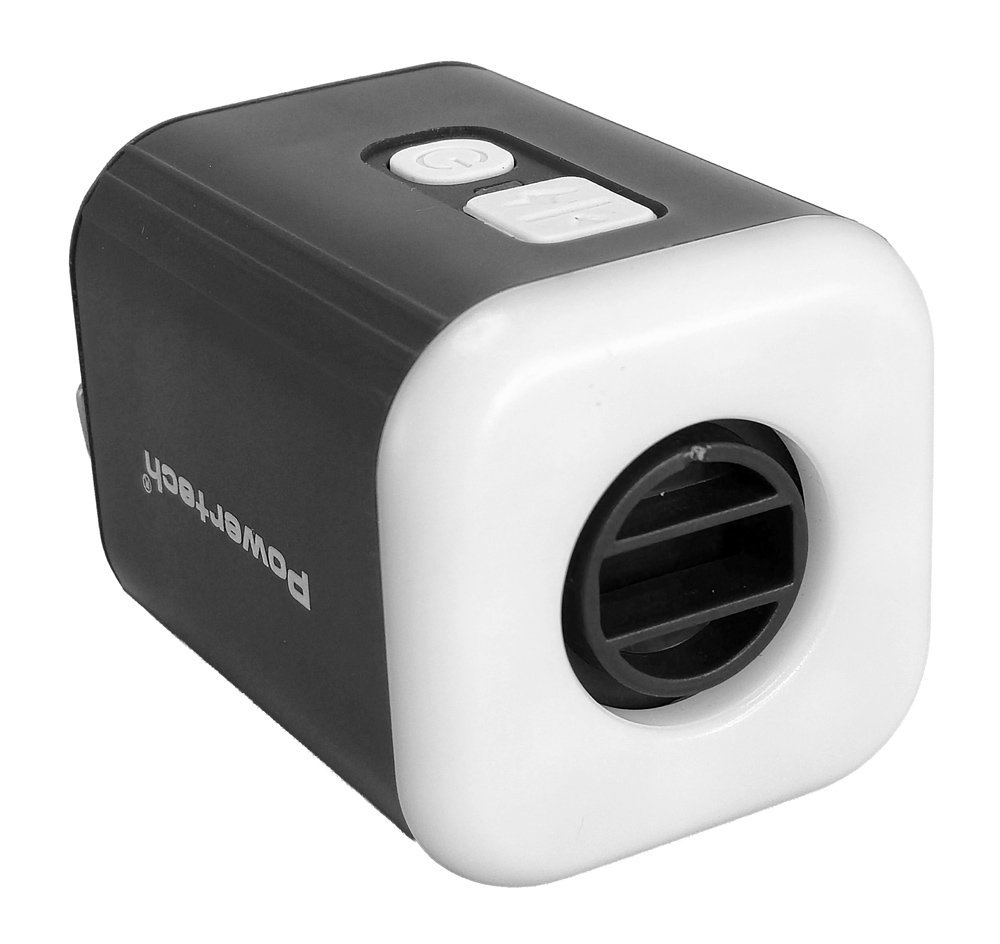 POWERTECH μίνι τρόμπα με φακό, 5W, επαναφορτιζόμενη, μαύρη - Image 3