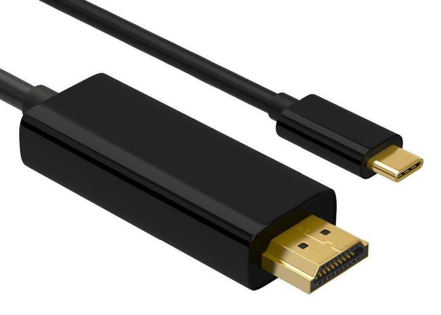 POWERTECH καλώδιο USB-C σε HDMI , 4K/60Hz, 1m, μαύρο