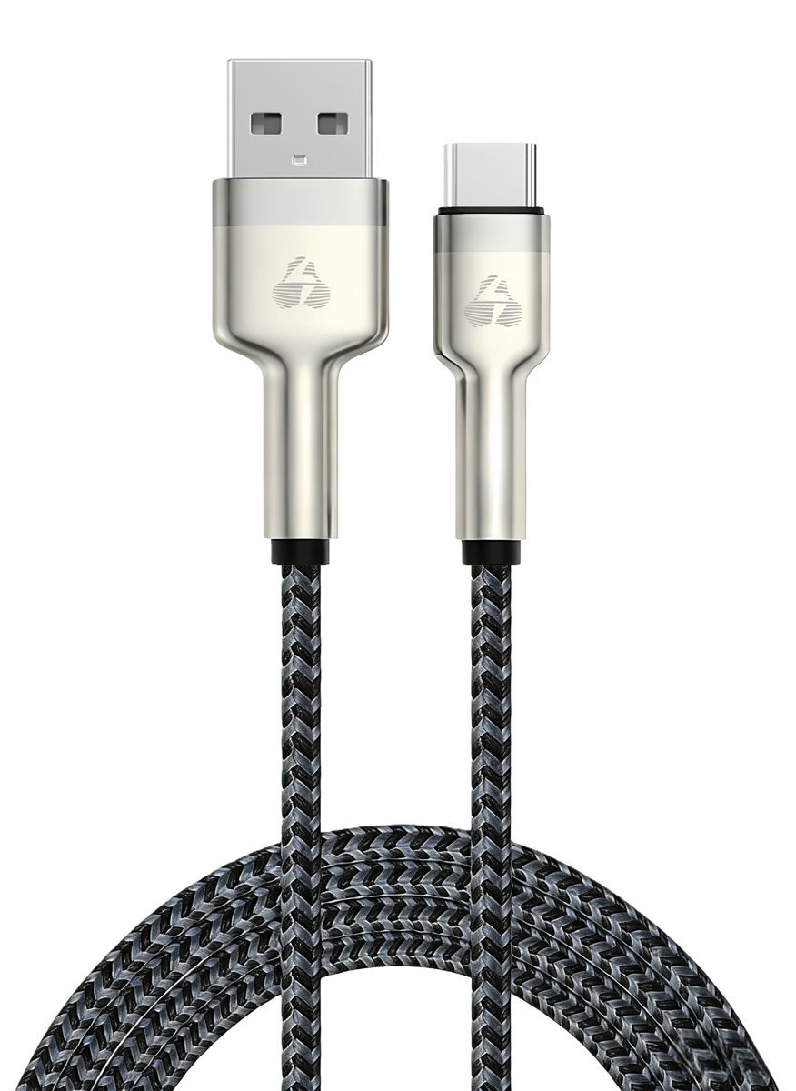 POWERTECH καλώδιο USB-C σε USB , PD 60W, 480Mbps, 1m, μαύρο/γκρι