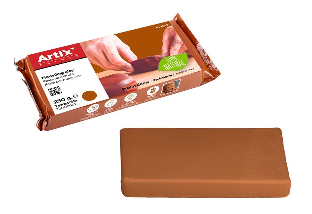 ARTIX PAINTS φυσικός πηλός , χωρίς γλουτένη, 250γρ, καφέ