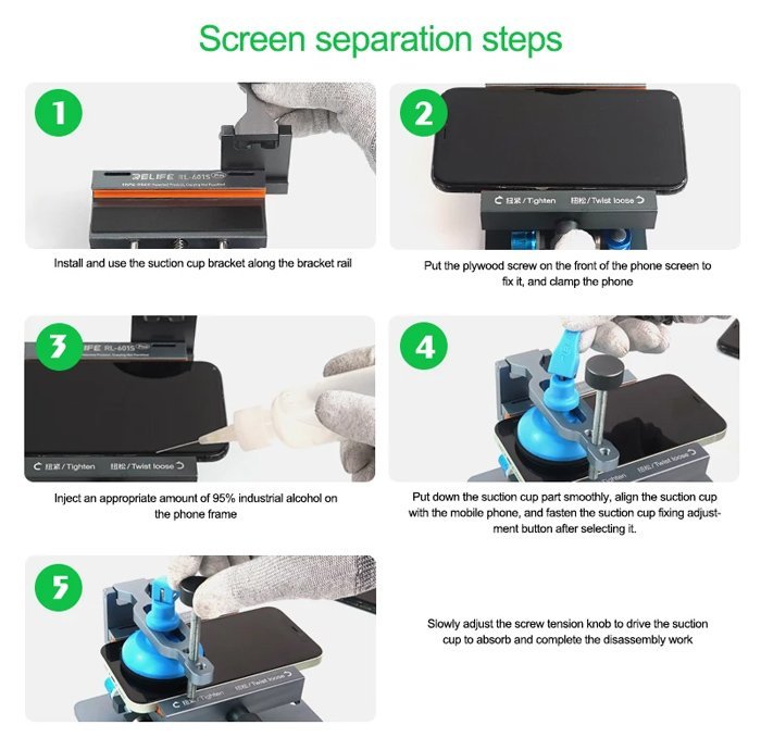 RELIFE διαχωριστής LCD οθόνης Plus για επισκευές κινητών - Image 9