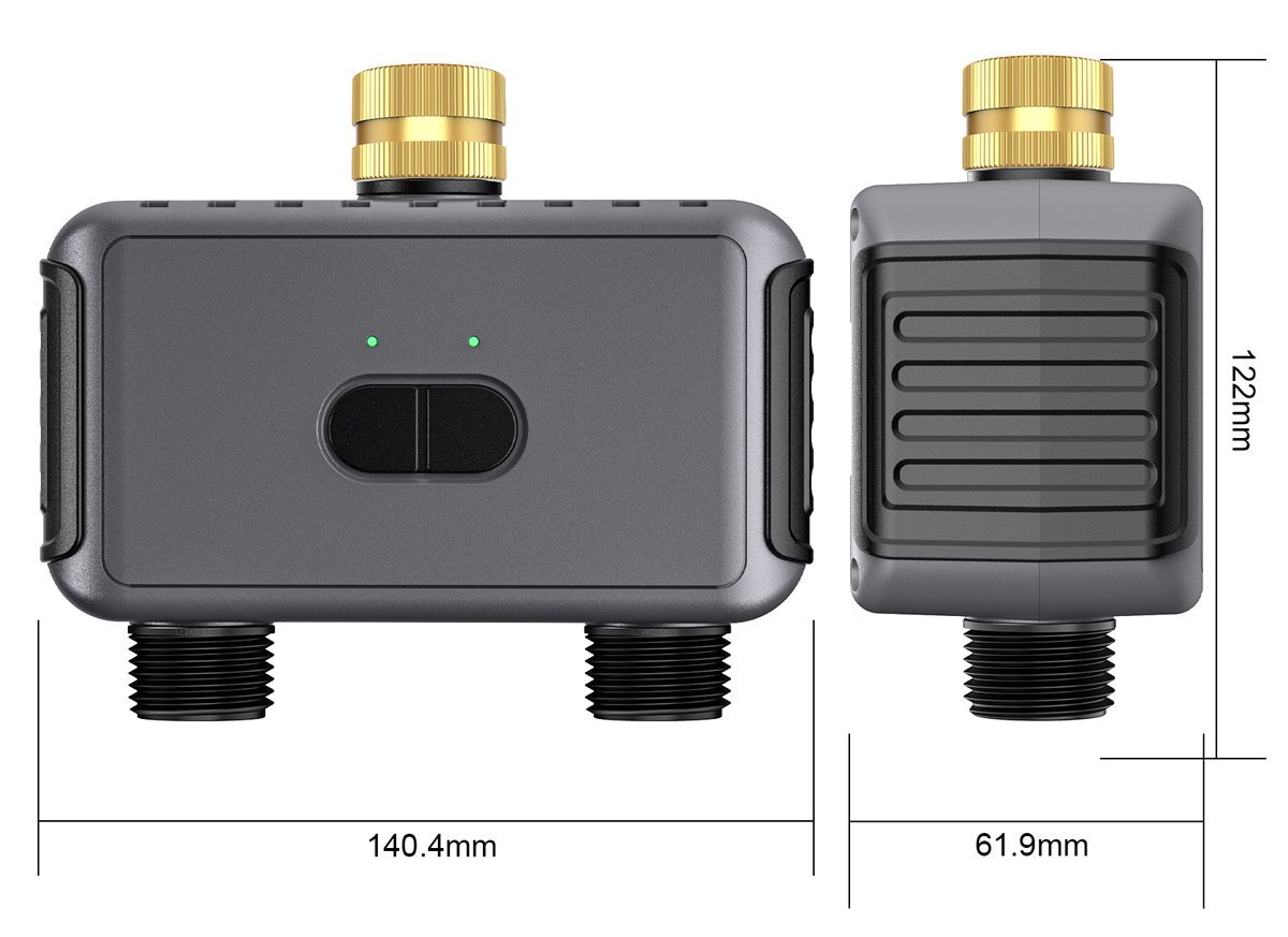 INHOCON smart προγραμματιστής ποτίσματος , 2 θέσεων, WiFi, IP55 - Image 8