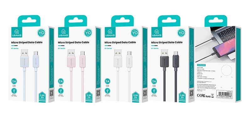 UAM καλώδιο micro UB σε UB U-, 2A, 480Mbps, 1m, μαύρο - Image 6