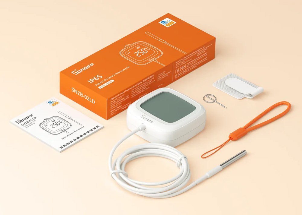 SONOFF smart θερμόμετρο , έως 115 °C, ZigBee 3.0, λευκό - Image 10