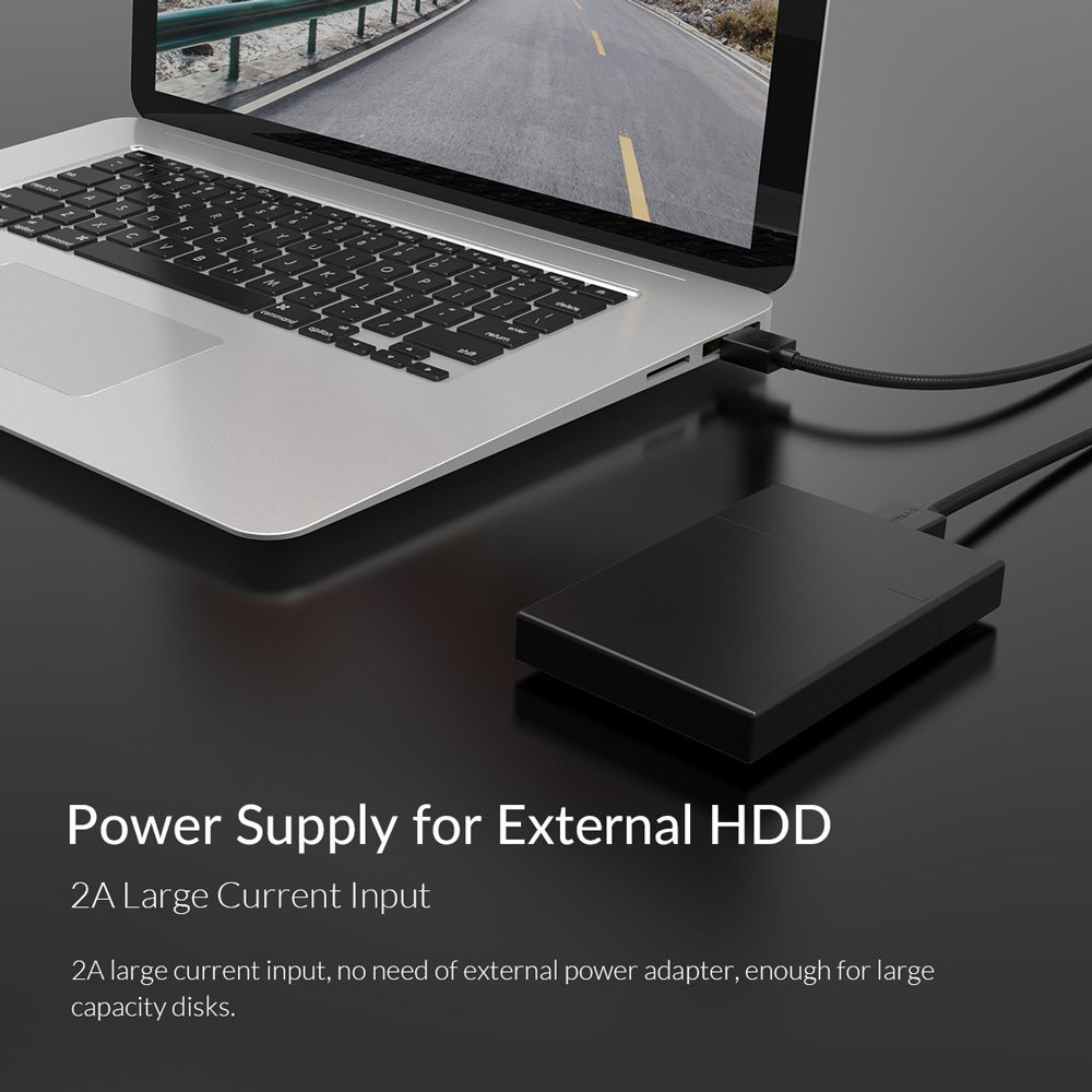 ORICO καλώδιο USB 2.0 , 480Mbps, 1.5m, μαύρο - Image 2