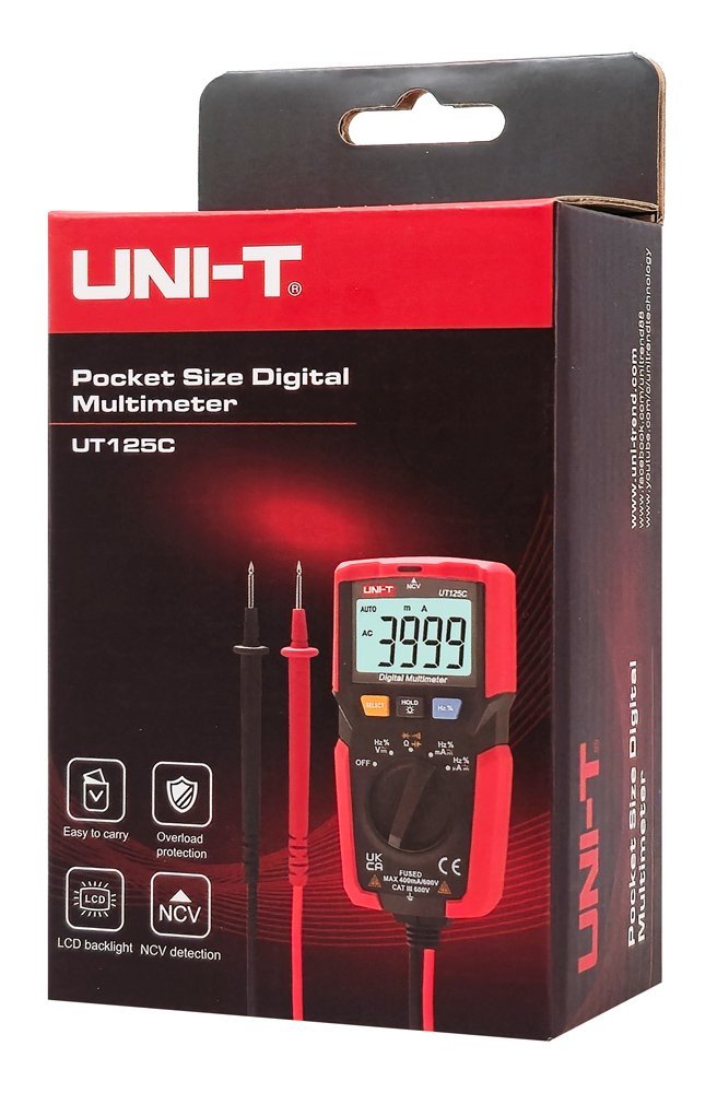 UNI-T μίνι ψηφιακό πολύμετρο , 600V AC/DC, NCV - Image 5