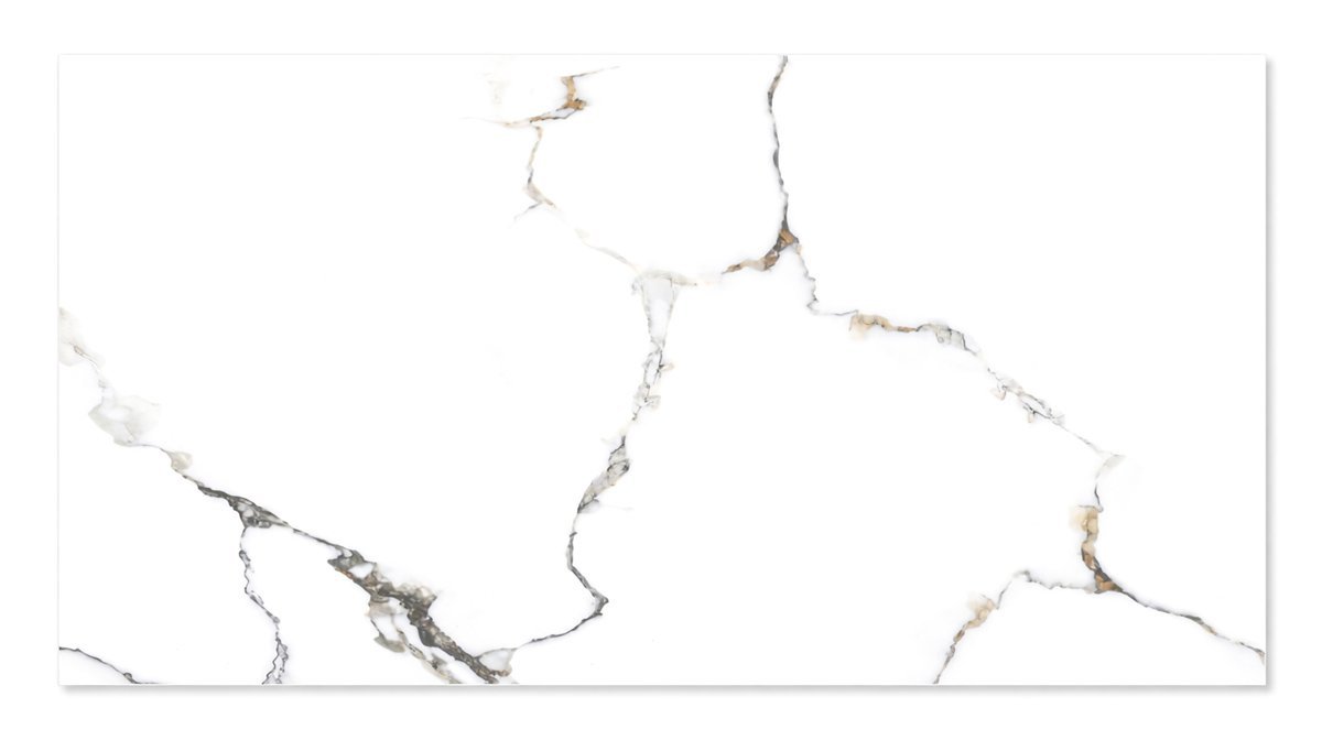 WINGRESS πλακάκι , 120x60cm, glossy finish, metal white, 2τμχ 1.44m²