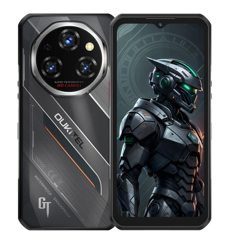 OUKITEL smartphone , 6.6", 12/512GB, 5G, 11000mAh, IP68/IP69K/MIL-STD-810H, μαύρο