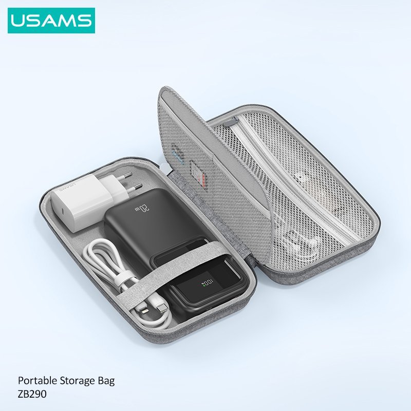 USAMS θήκη οργάνωσης αξεσουάρ US-, 22x13x7.8cm, γκρι - Image 3
