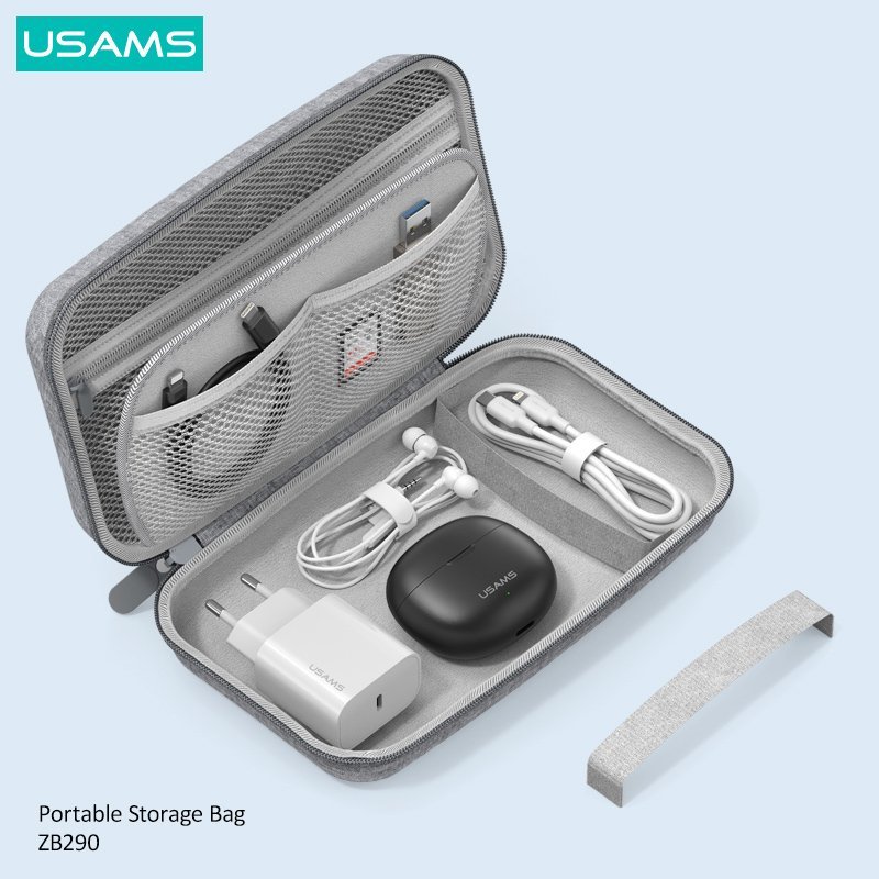 USAMS θήκη οργάνωσης αξεσουάρ US-, 22x13x7.8cm, γκρι - Image 6